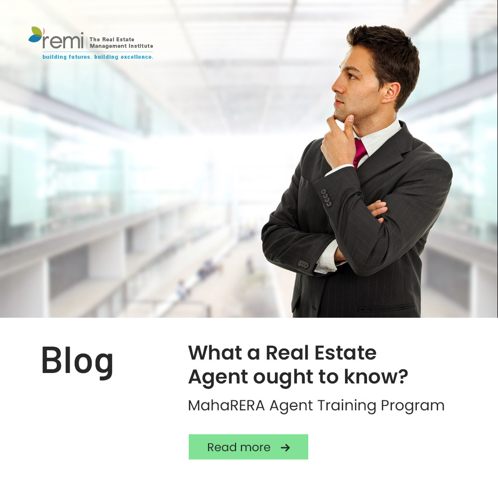 New Blog- What real estate agent ought to know?