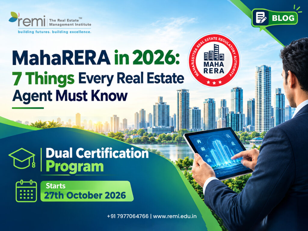 Blog- MahaRERA in 2026: 7 Things Every Real Estate Agent Must Know