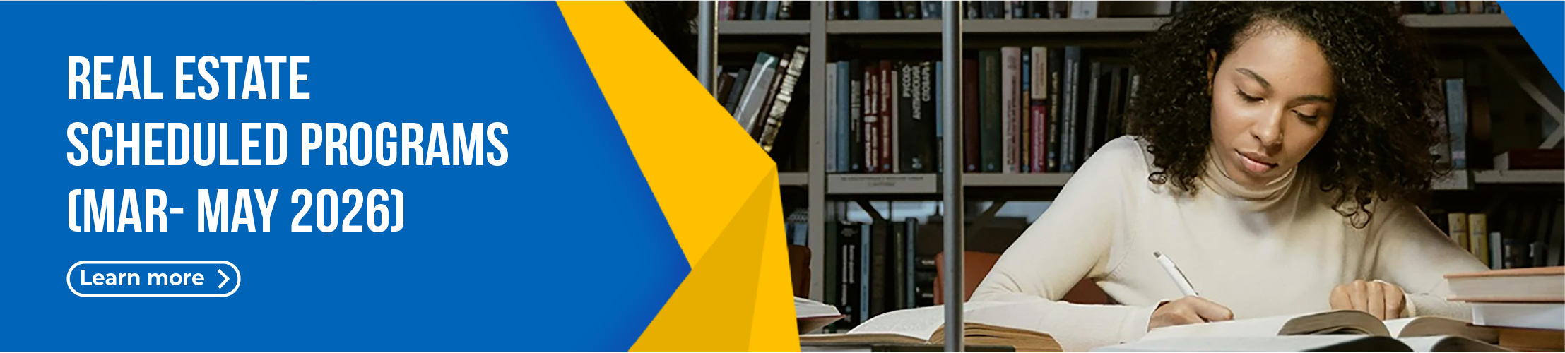Scheduled real estate courses